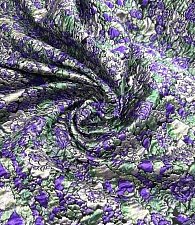 Жаккард фиолетовый цветок